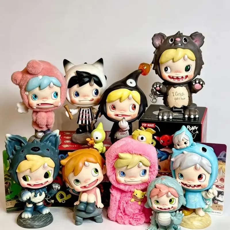 POPMART POLAR Monster Village Series Blind Box Guess Bag Original Doll Figure Desktop Model Anime Ornament Gift Present
