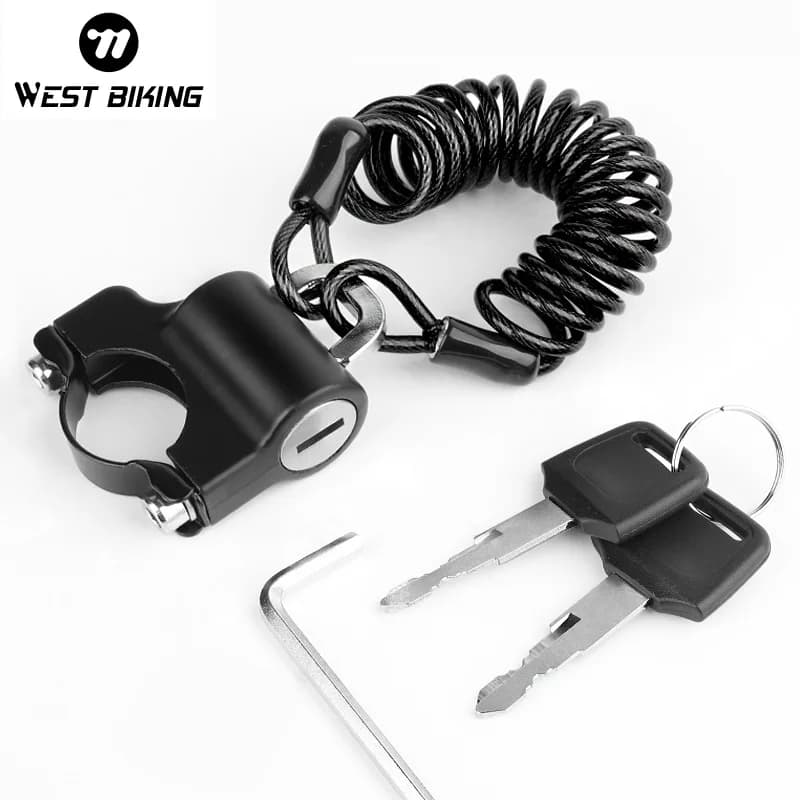 WEST BIKING Mini Bicycle Helmet Portable Aluminum Alloy Bike Anti-theft Bike Safety Pad MTB Road Bike Accessories