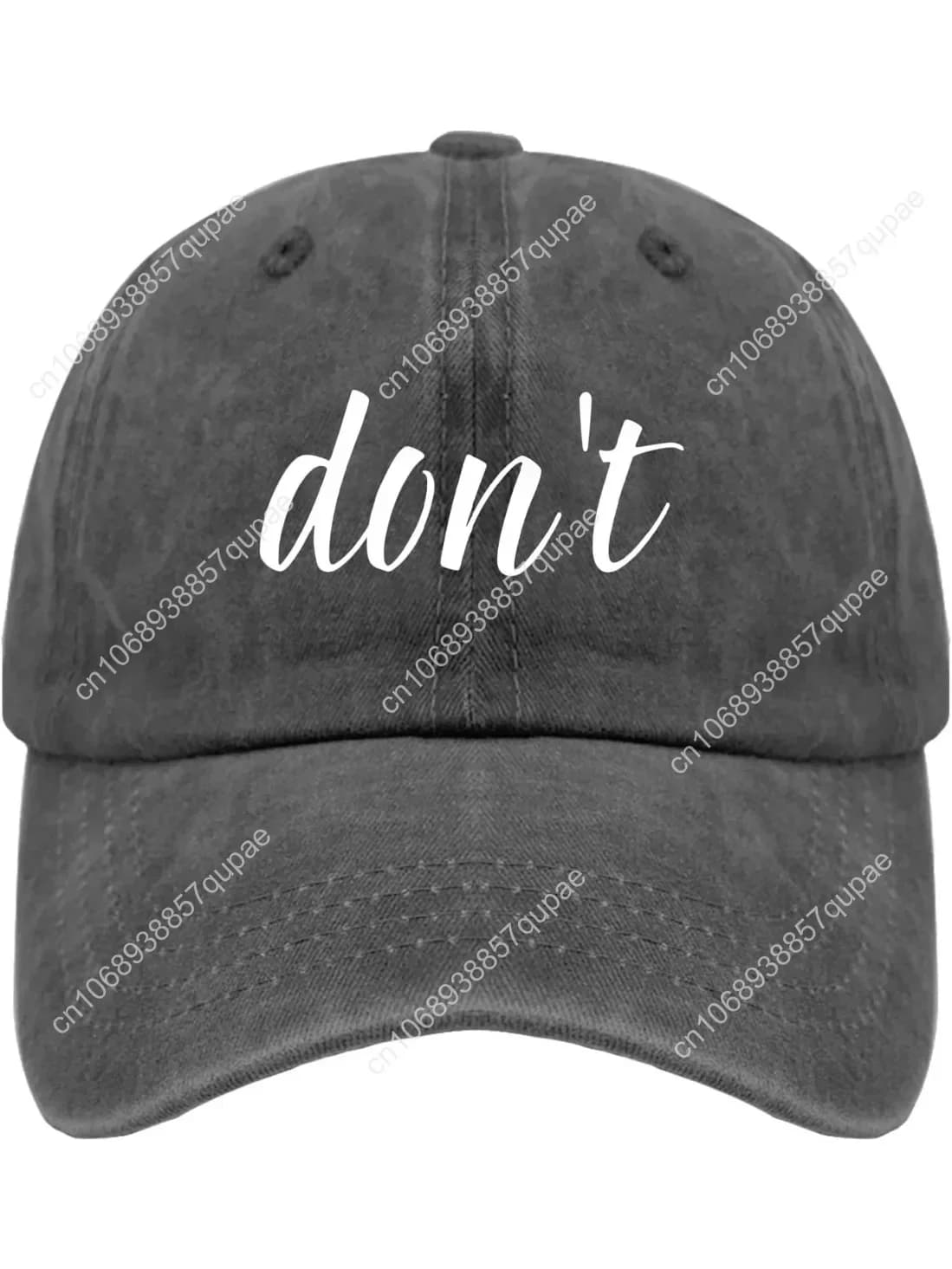 Don't Baseball Cap Custom Hats for Men Pigment Black Womens Baseball Caps Gifts for Mom Golf Hat