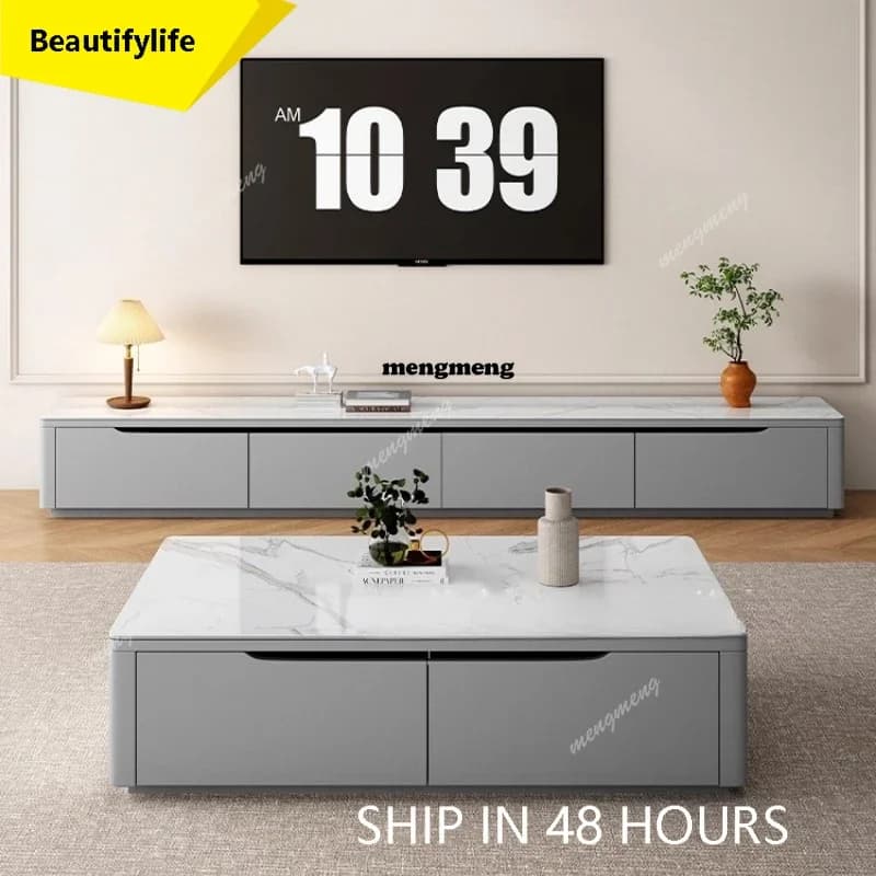 Mobili TV Moderni CC, Comodini Minimalisti di Design, Supporti TV da Pavimento Mobili, Mobili Nordici per l'Intrattenimento