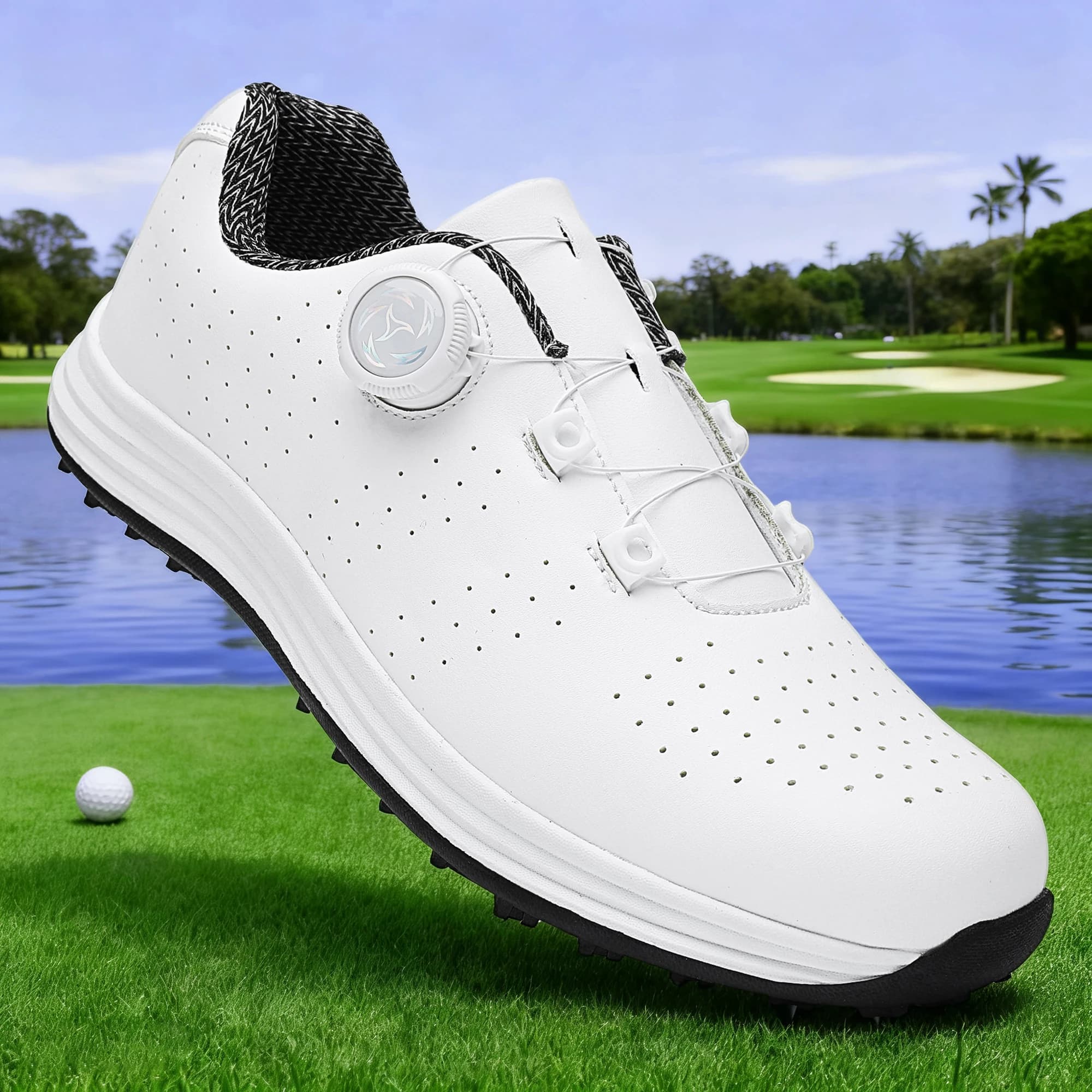 Scarpe da golf Alla moda, semplici, comode e traspiranti, adatte per sport all'aria aperta, abbigliamento casual per passeggiate, escursioni, viaggi 10