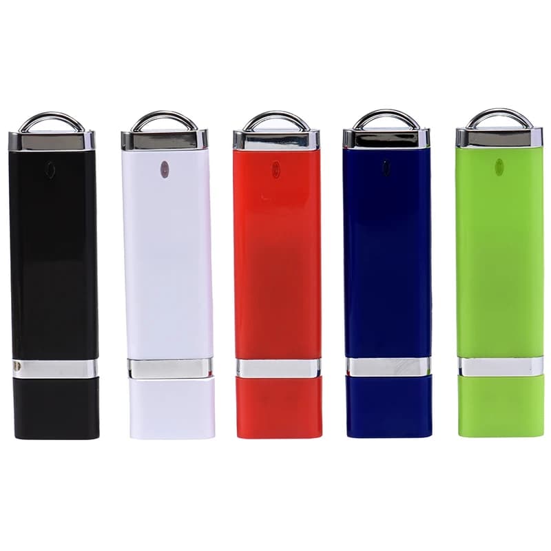 JASTER USB Flash Drive 64GB scatola di plastica Memory Stick regali aziendali creativi Pen Drive 32GB rosso blu nero verde Pendrive 16GB