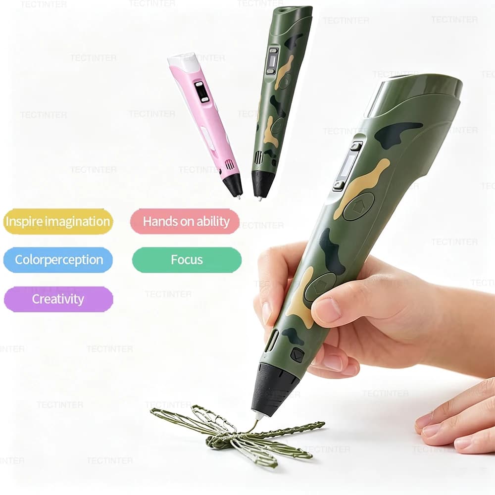 9M PLA Filament Consumables Electronic 3D Printing Pen with High-Temperature DIY 3D Graffiti Tool Intelligent Pen