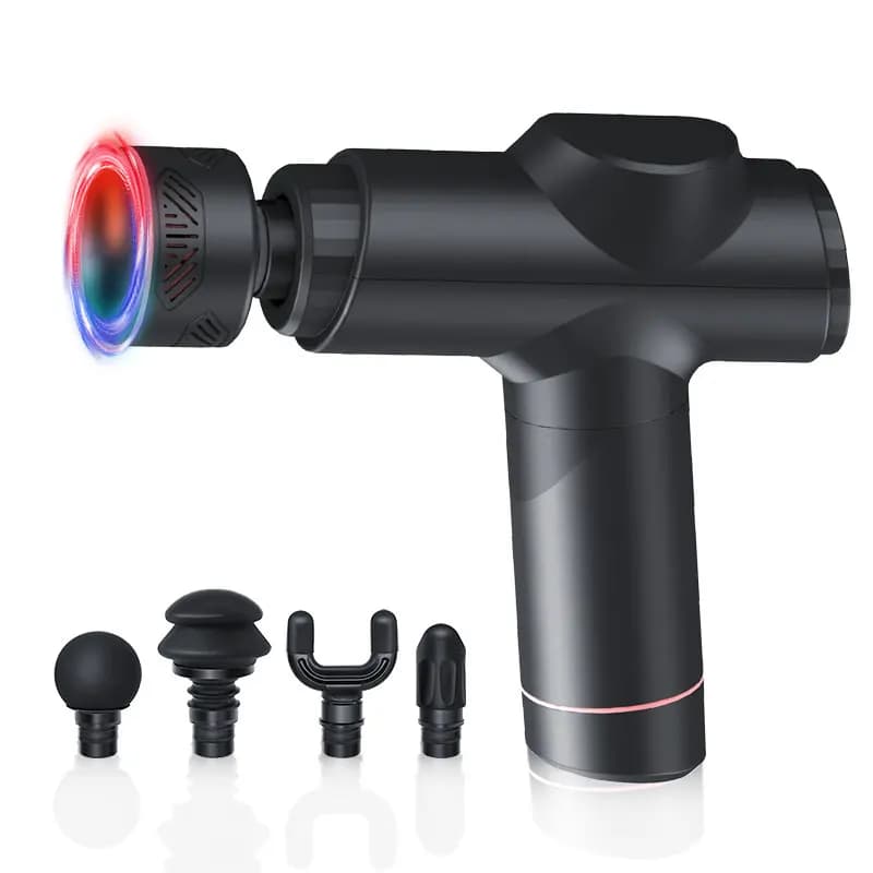 Handheld Fascia Percussion Therapy Muscle Gun Massaging Deep Tissue Cordless Vibration Body Muscle Massage Gun