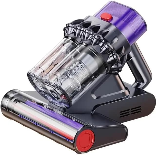 Saker Powerful UV Bed Vacuum Cleaner| Mattress Vacuum Cleaner with Hot Air| 14kPa Suction Power with HEPA Filtration| High-Frequ