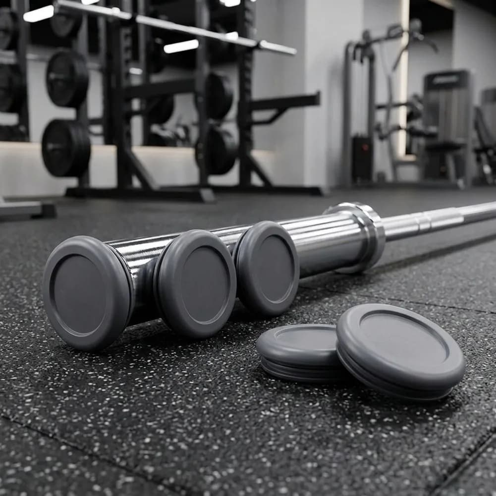 Weight Plate Keeper Digital End Cap Wear Resistant Crack Resistant Material For Barbell Storage Rod Weight Plate