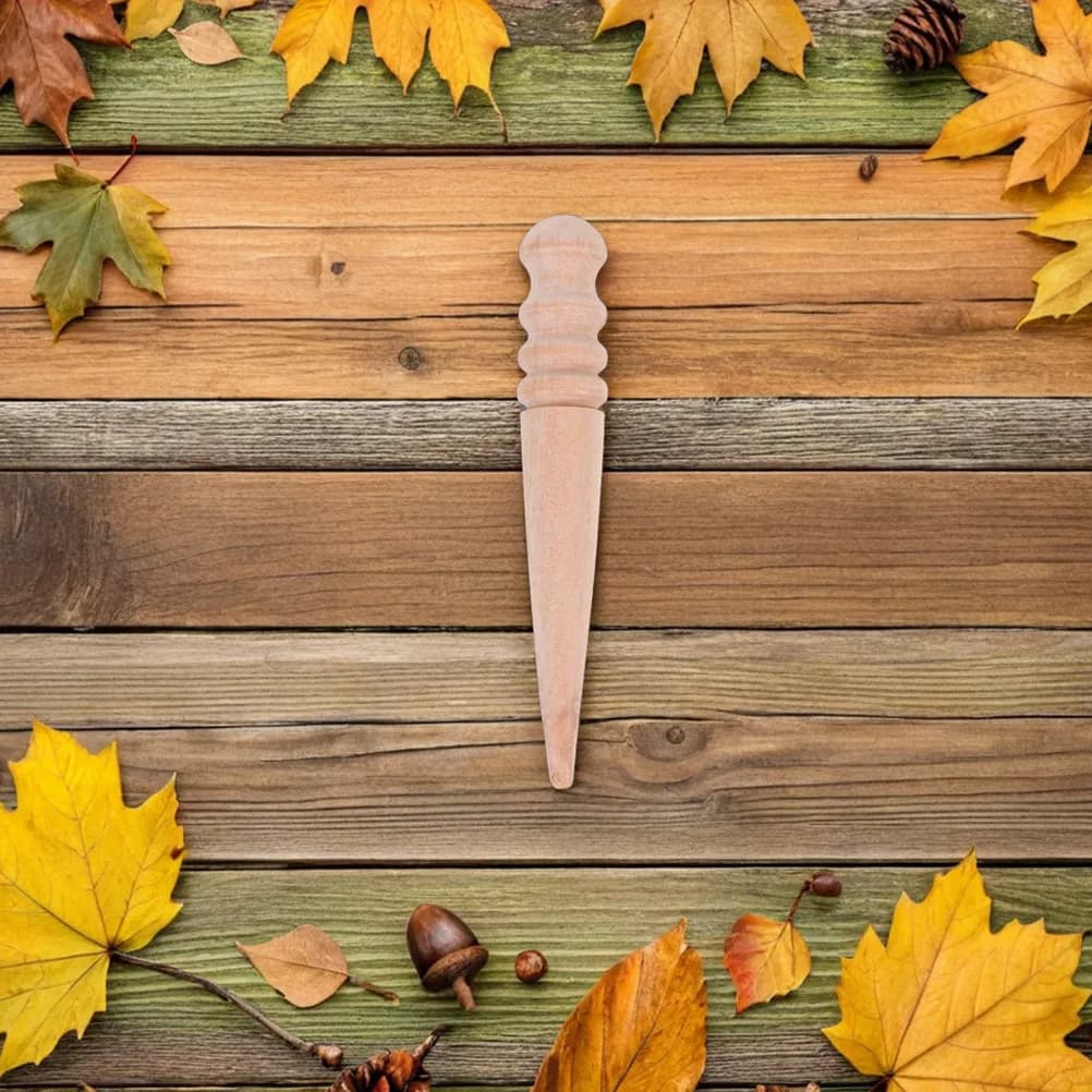 2 Pezzi Mini Seminatrici in Legno Portatili per Distribuzione Efficiente e Uniforme di Semi di Verdure e Fiori - Attrezzo da Giardinaggio Portatile