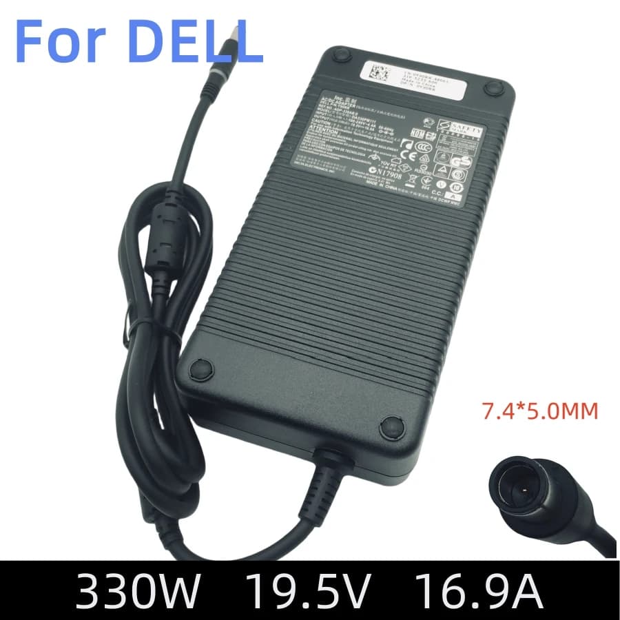 330W Charger 19.5V 16.9A Laptop Adapter For Dell Alienware M18 M18x X51 X51 R2 m6600 m6700 ADP-330AB D DA330PM111 Y90RR