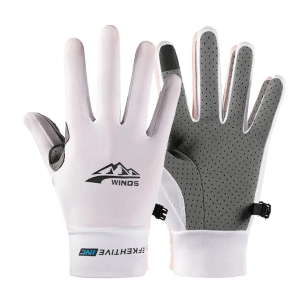 Breathable Sun Protection Gloves Anti-Sunburn Anti-UV Sunscreen Ice Silk Gloves Elegance Colorful Summer Sunscreen Gloves Summer