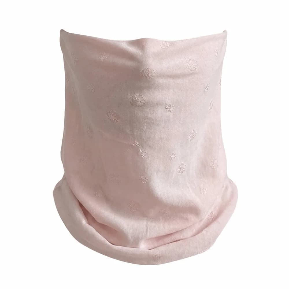 Maschera protettiva per il viso sottile, antipolvere, leggera e traspirante, in nylon, con stampa floreale, per la protezione del collo, per esterni