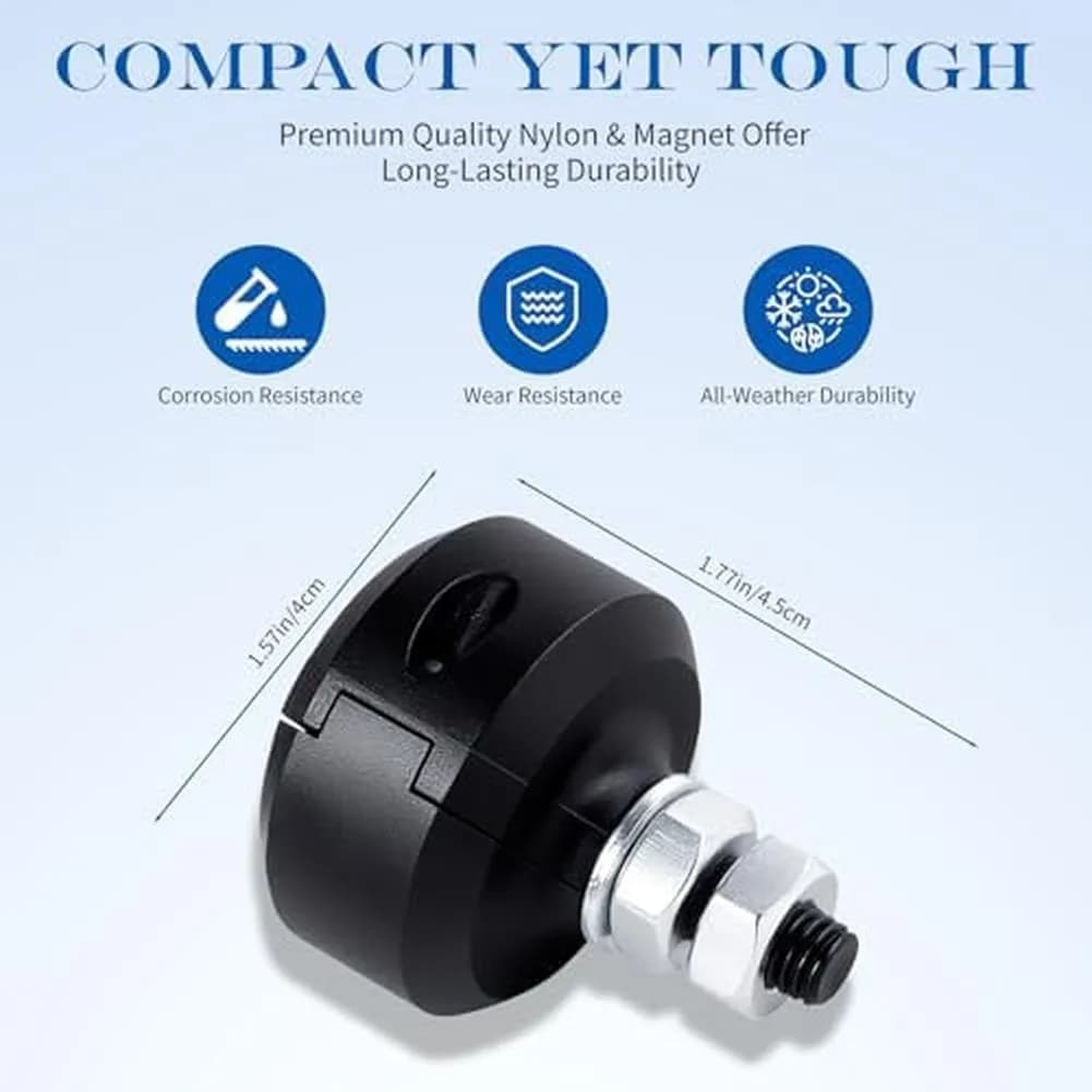 Magnetic Limit Switch Set With Round Magnets For Sliding Gate Door Opener Garage Automatic Entry System Replacement Parts
