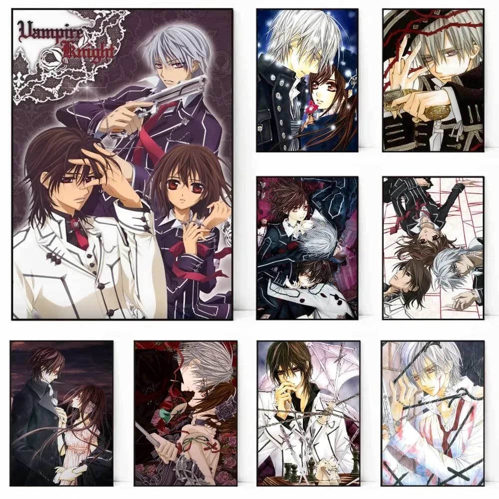 Vampire Knight Japanese Aanimation Canvas Printing Picture Bedroom Study Studio Living Room Wall Hanging Painting Decoration