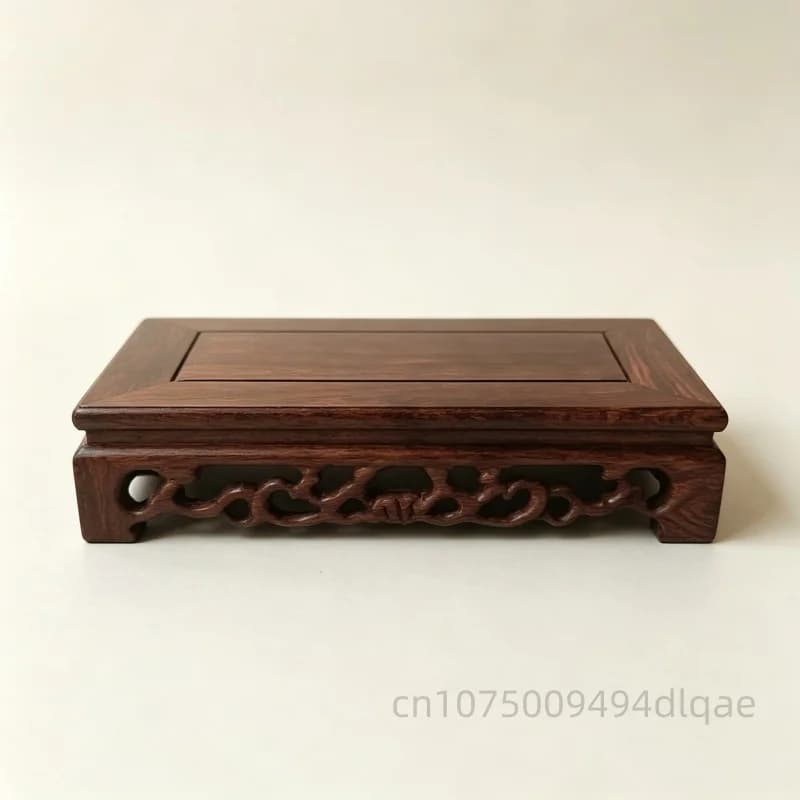 Standing Flower Wooden Base Bonsai Plant Shelf Pot Sorting Table Log Lathe Flowerpot Scaffold Tea Set Vase Pedestal