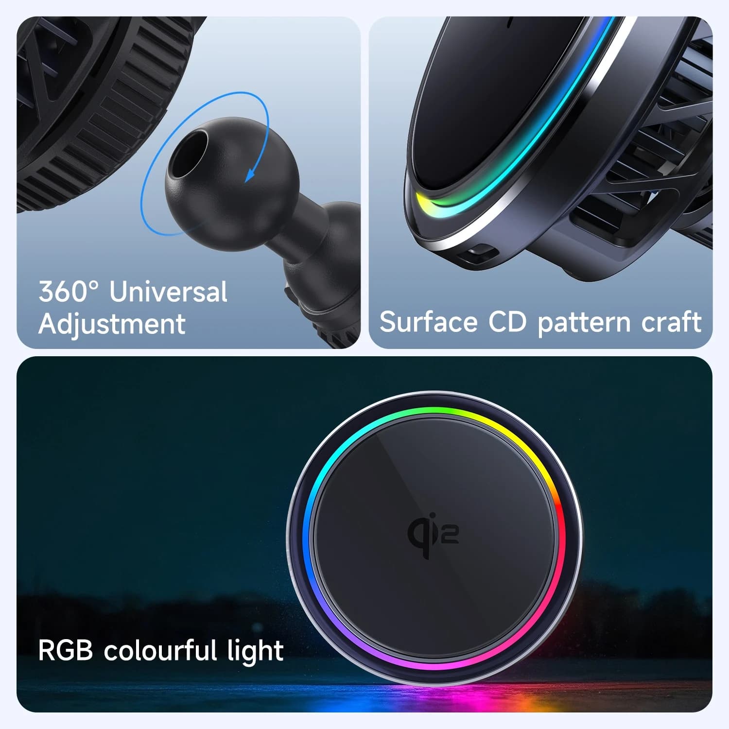 25W Qi2.2 Fast Wireless Charger for MagSafe Auto Support, Magnetic Phone Support for iPhone 17/16