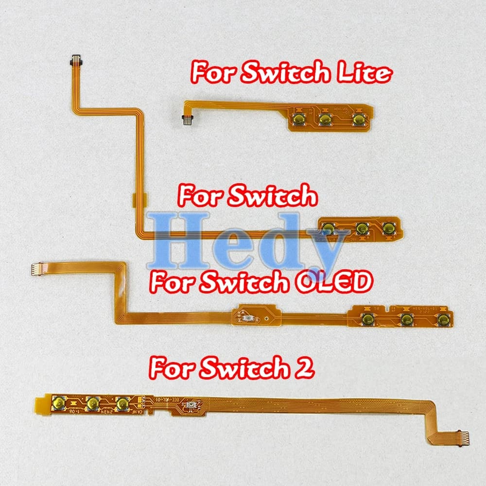 1PCS Per Switch2 ON OFF Pulsante Del Volume di Controllo Muto Chiave di Alimentazione Cavo Della Flessione Del Nastro Per Nintendo Switch Lite NS OLED Parte di Riparazione