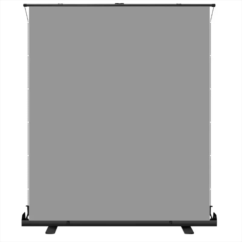 Schermo per proiettore a tensione con linguetta pull up di alta classe 92 pollici 16:9 ALR Diamond nero con guscio nero per Home Cinema all'aperto