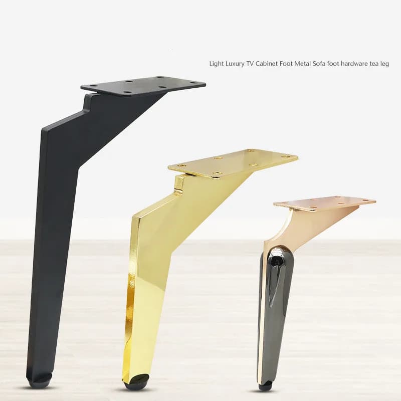 1 pz gambe per divani ispessite solide gambe per mobili regolabili gambe per mobili in metallo tavolino gambe di supporto per il bagno