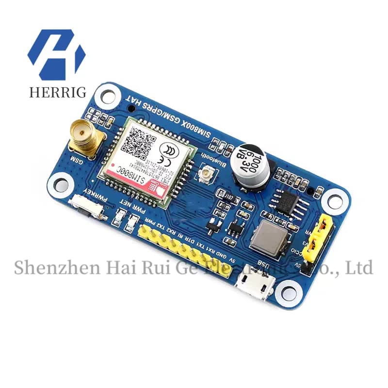 Scheda di espansione Raspberry Pi 4B/Zero GSM/GPRS Modulo Internet SMS SIM800