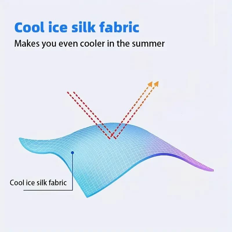 Cycling Sport Gloves Ice Silk Breathable Anti-Slip Sunscreen Full Finger Fishing Gloves Outdoor Sport Touchscreen Driving Gloves