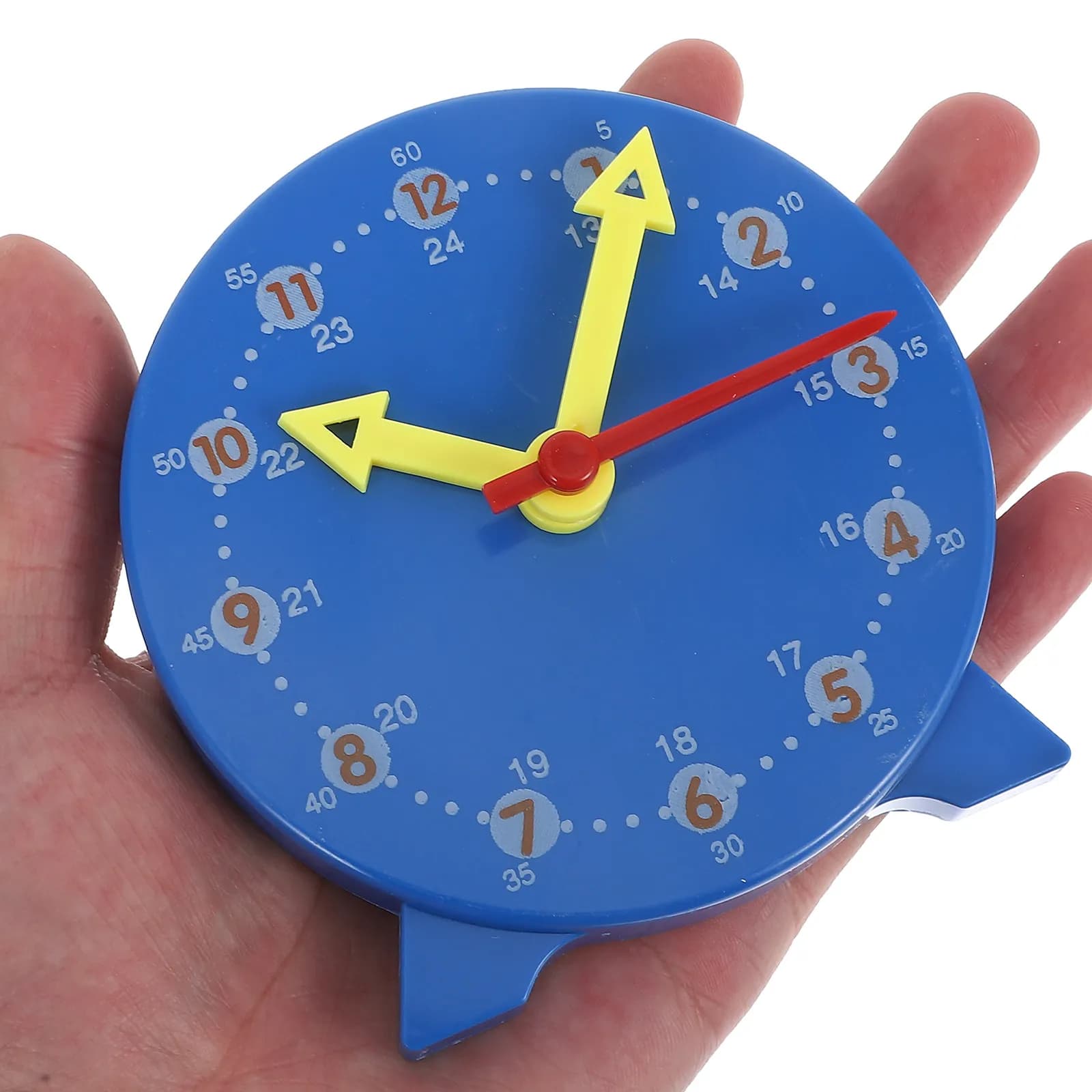 Children Teaching Clock Early Education Learning Device Clear Analog Clock for Kids Learning Telling Time Interactive Classroom