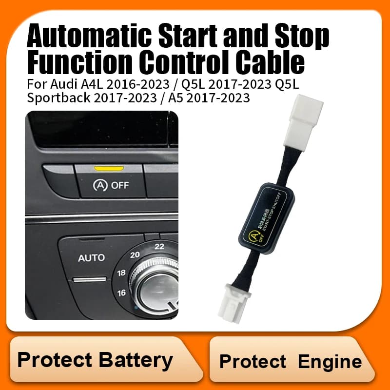 For AUDI A4 A5 Q5 Q5L Auto Arrest Automatic Starting System Motor Shutdown Lock Spin Control Sensor Smart Stop Auto Gate Accessories