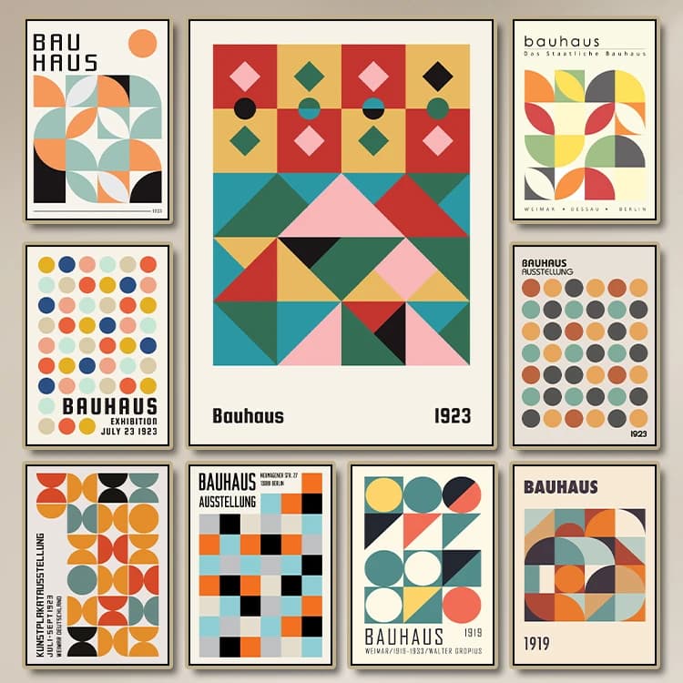 Quadri Astratti Geometrici di Piet Mondrian, Poster e Stampe Diamantate in Stile Nordico, Immagini da Parete per Soggiorno, Decorazione Moderna