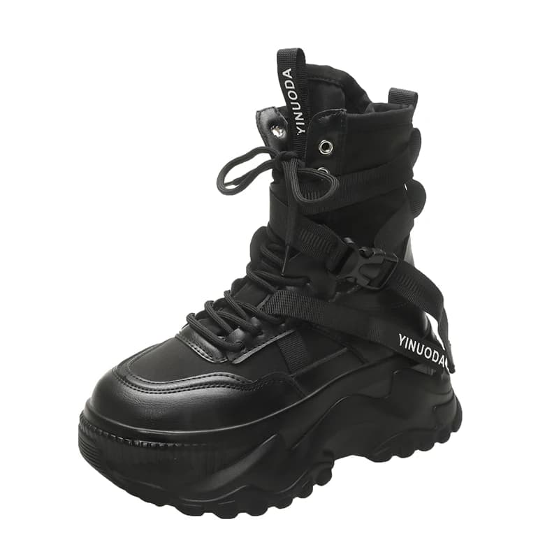 Nuovi Stivali da Donna alla Moda con Tacco Interno di 6,5 CM, Nuovi Stivaletti Elastici in Maglia per Sport e Tempo Libero, Autunno Inverno