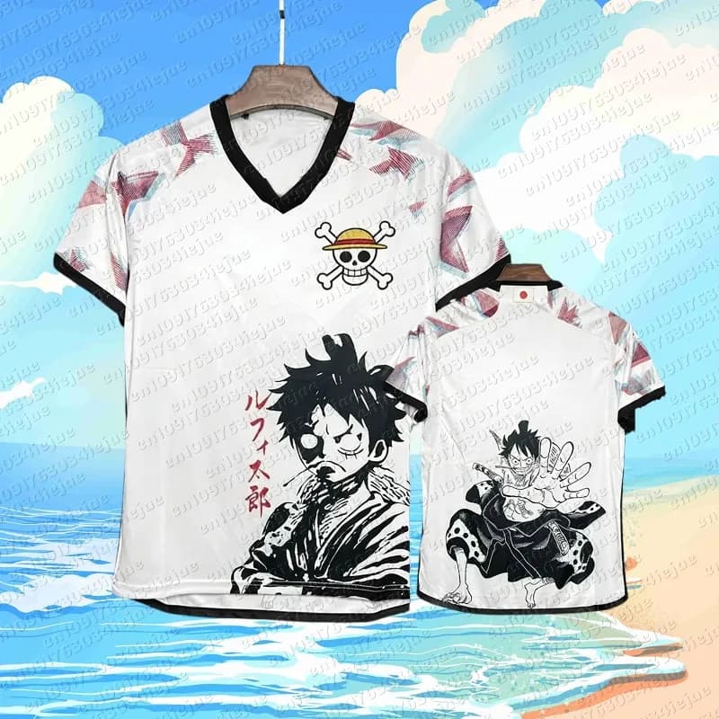 One Piece Luffy 2026 Soccer Jersey - Special Kids/Women/Women/Women T-Shirt, Fast and Breathable Drying