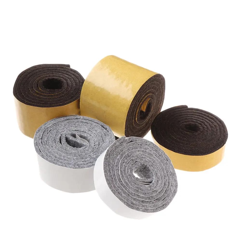2/2.5/3/4/5cm cuscinetti in feltro per gambe autoadesivi per mobili tappetino antiscivolo protezione per pavimenti resistente all'usura