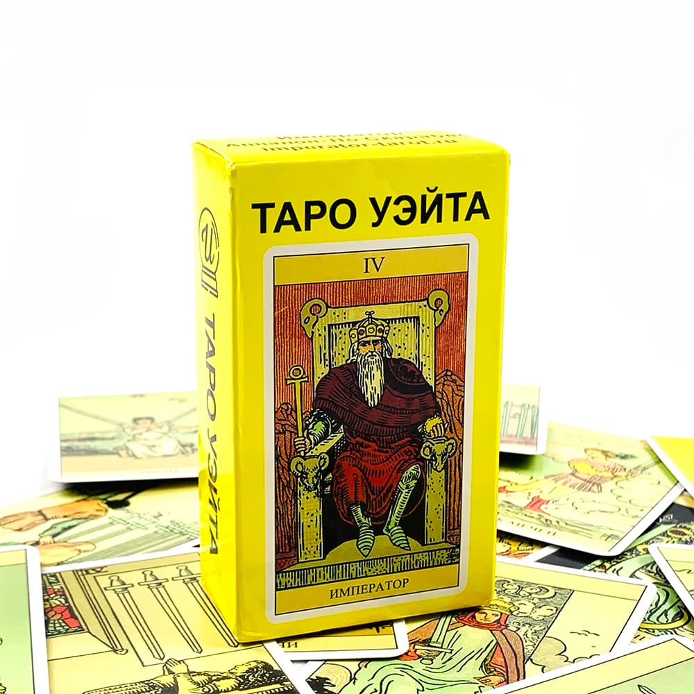 Carte dei Tarocchi russe, mazzo di 78 tarocchi con guida in carta, design classico per principianti e professionisti, ideale per la divinazione, la meditazione