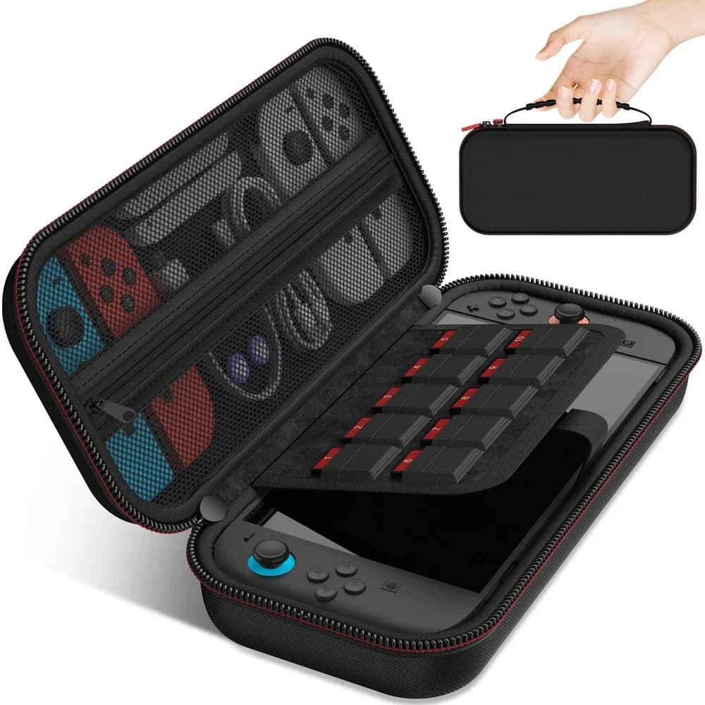 BEBONCOOL Custodia da trasporto per Nintendo Switch 2 e Switch/switch Console OLED Archiviazione da viaggio di grande capacità per accessori Switch