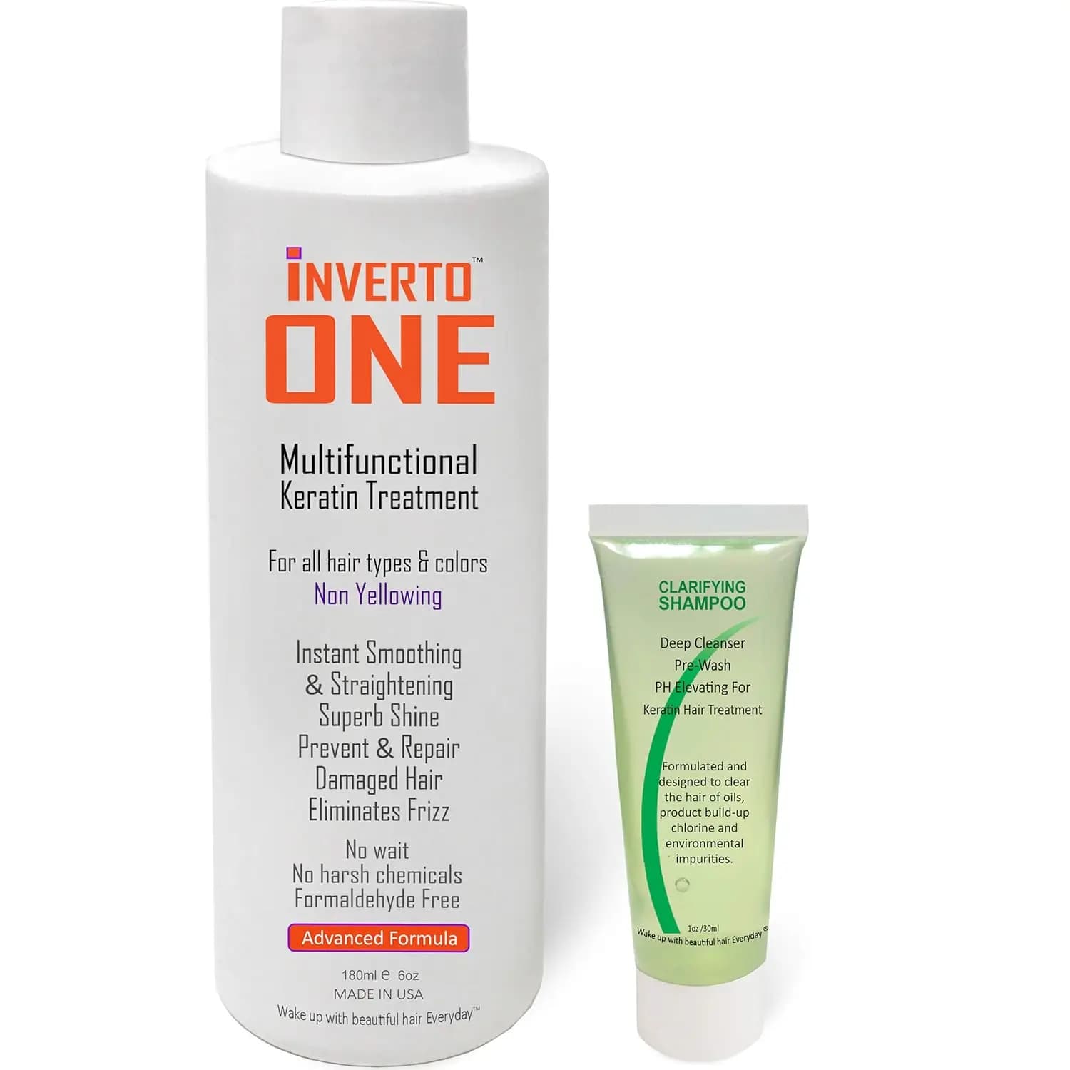 Trattamento alla Cheratina Brasiliana da 180ml per Capelli Lunghi - Lisciante e Stirante Professionale, Senza Formaldeide