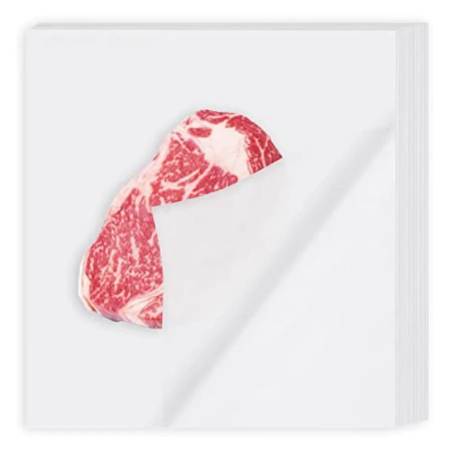 Sheets, No Wax Meat Sheet for Sublimation 12x12 inch Disposable Sheets White Precut Butcher Food Wrapping Paper for Smoking Mea