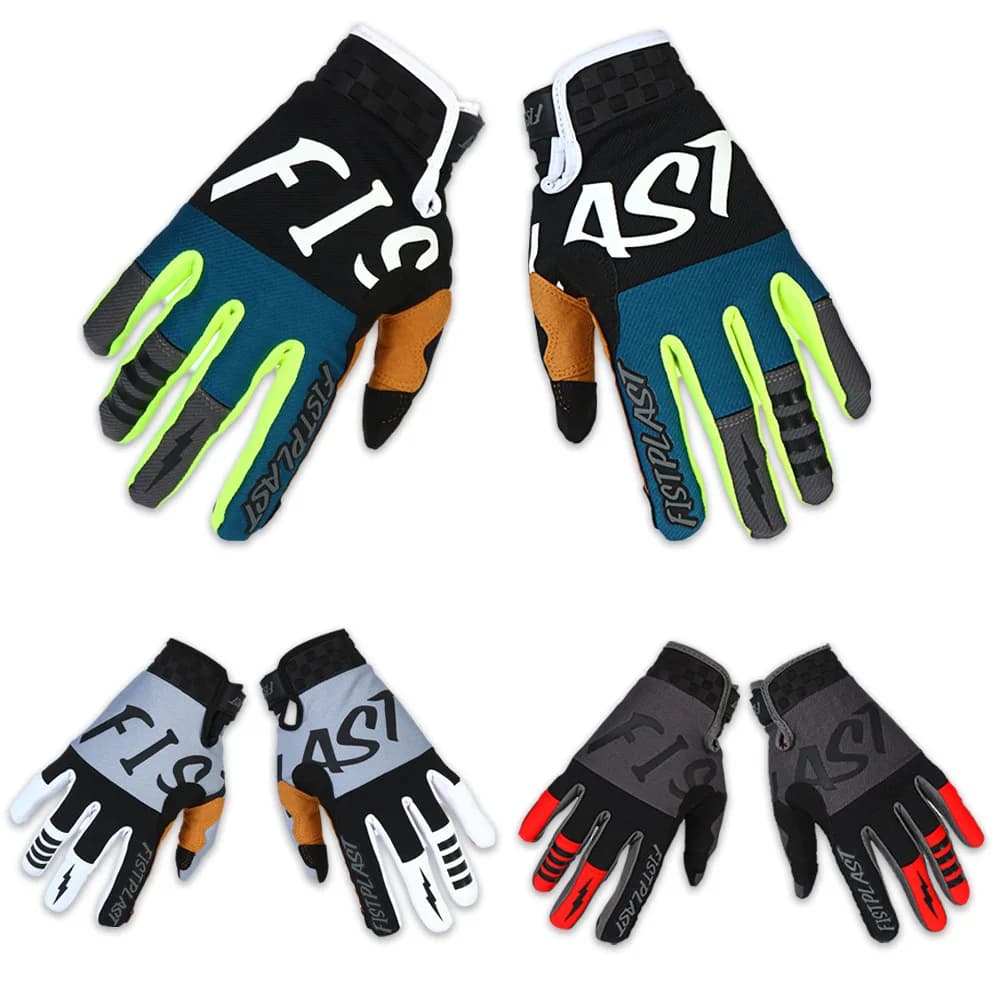 New breathable summer motocross gloves for Dirt Bike ATV MX UTV BMX Bicycle Offroad - Design anti-slip and lightweight Q