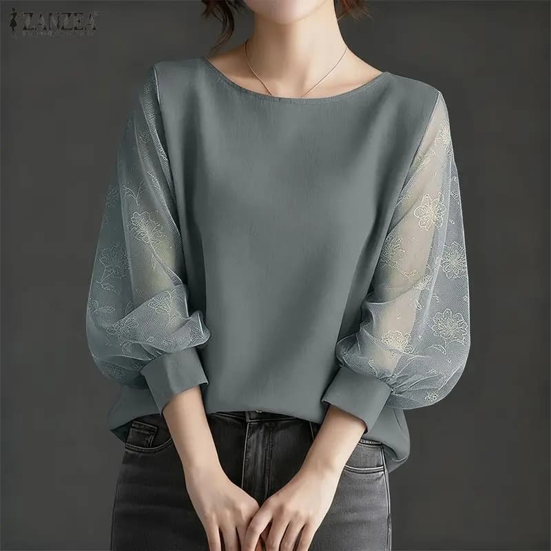 Women's Casual Boatneck Top Spring Summer Women's Clothing Blusas