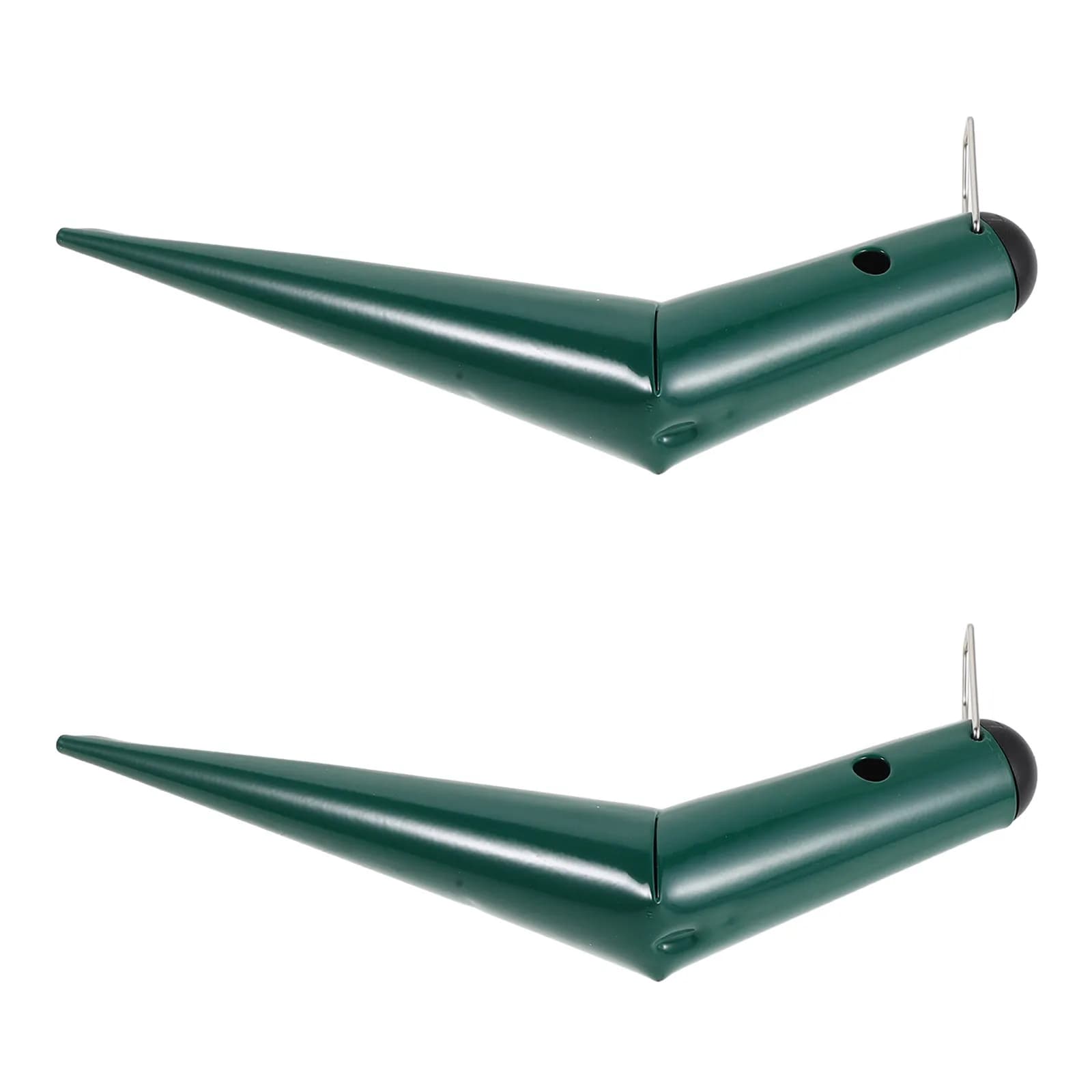 2Pcs Plant Hole Digger Ergonomic Handle Lightweight Garden Seed Planter Tool for Flower Bulb Vegetable Planting Portable Dibber