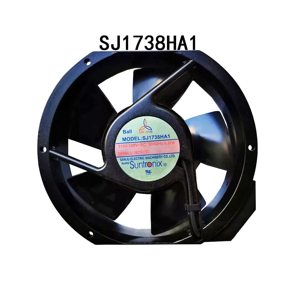 Per ventola elettrica per armadio Suntronix SJ1738HA1 110~120 V 0,27 A 172 * 150 * 38 mm, test completo -