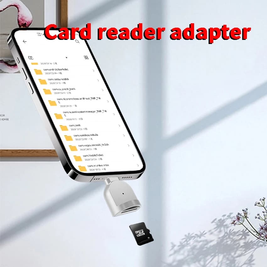 Type-C To Micro SD TF card Adapter Cardreader High Speed USB C Card Reader Smart Memory Mobile Card Reader