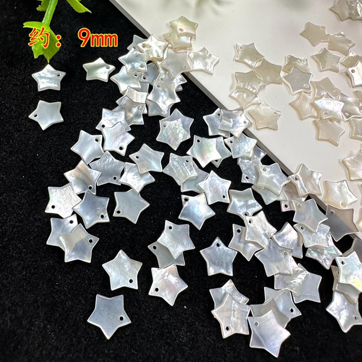 6 pezzi di piccoli ciondoli fai da te a forma di farfalla bianca in conchiglia per la creazione di gioielli, collane, orecchini e accessori con nappe.