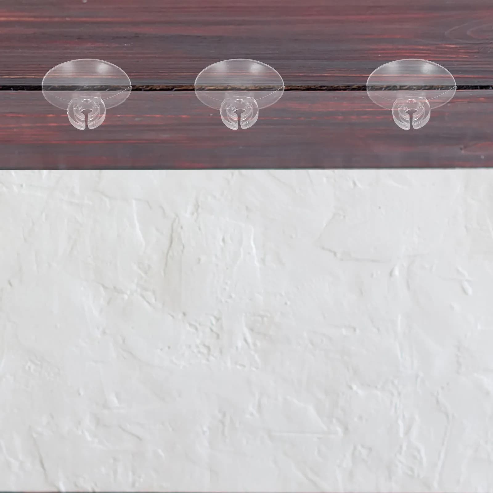 100 Pezzi Mini Ganci a Ventosa Trasparenti per Luci di Natale, Luci a Stringa, Decorazioni per Finestre, Vetri e Piastrelle, per Interni ed Esterni