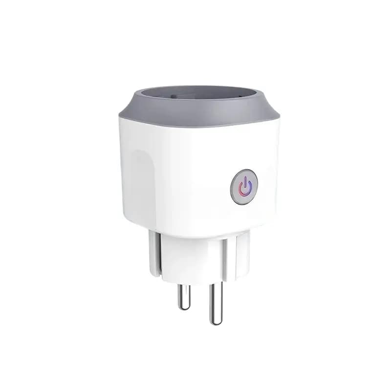 A99E-Tuya Zigbee Smart Socket 20A Zigbee Smart Plug with timing, power monitoring and voice control for Alexa Google Alice, EU plug