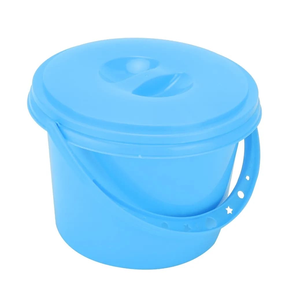 Four Optional Colors Paint Brush Tub Plastic Multi Function Watercolor Mixing Bucket Dual Compartments Multi-grid