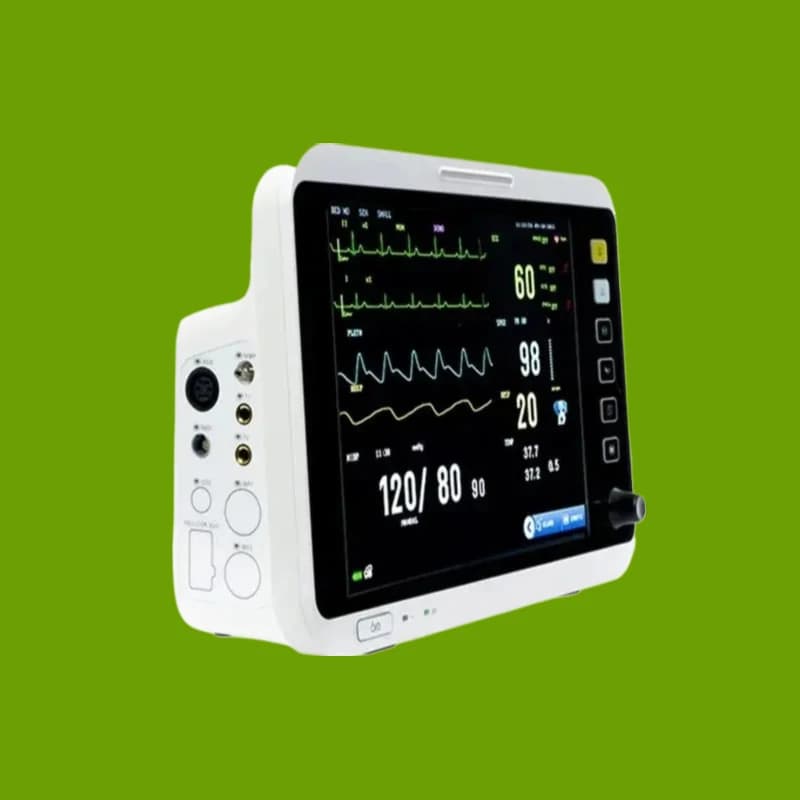 2026 Veterinary Multi-Parameter Monitor LCD Portable ECG Pulse Oximeter Animal Heart Rate Monitoring Instrument for Vet Clinic