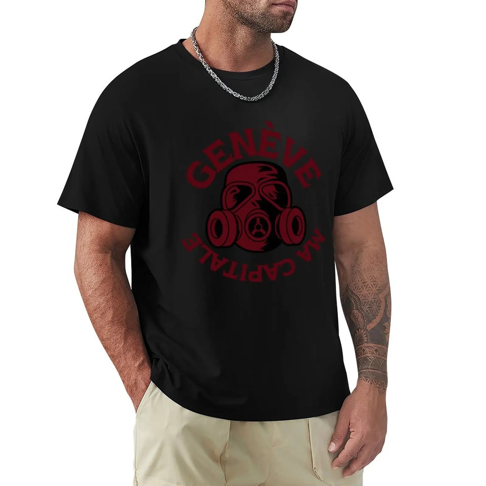 T-shirt GENEVA MY CAPITAL T-shirt casual a maniche corte in morbido cotone