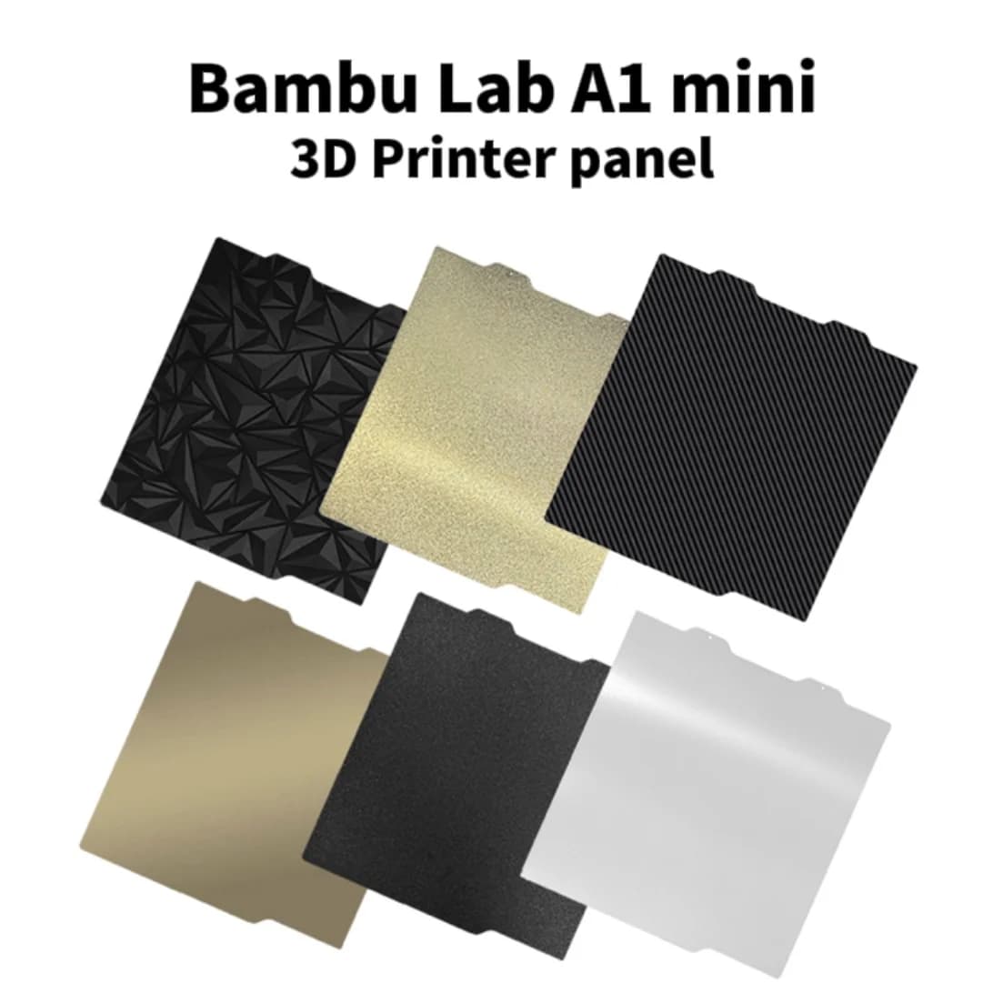Bambu Lab accessori per stampanti 3D pannello di stampa strutturato PEI Smooth PEI per A1 mini