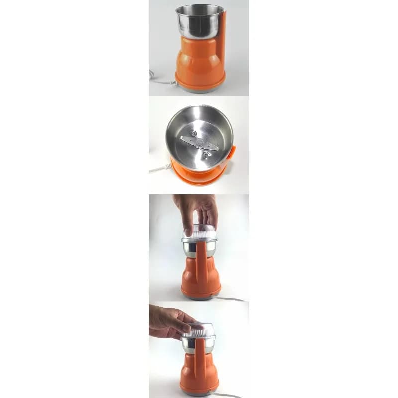 Electric Coffee Grinder 150g Capacity Simple Operation Bean Mill for Coffee Beans and Barley Grinding Household Kitchen