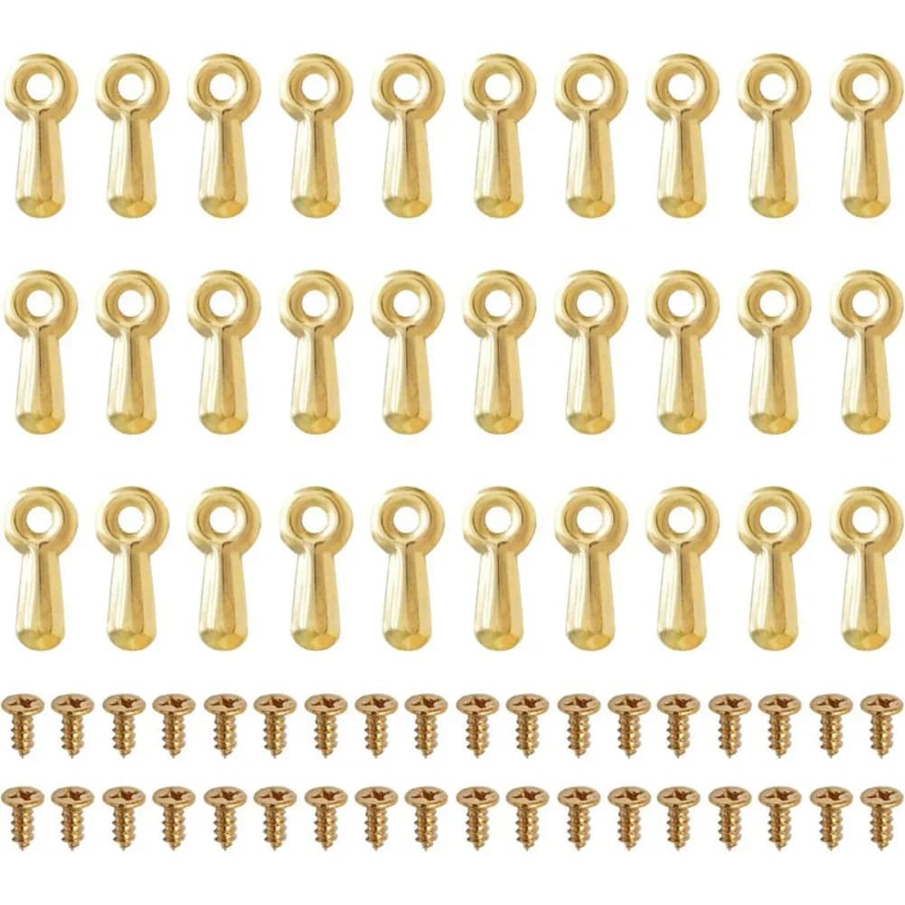100 Pieces Picture Frame Hardware Clips with Screws for Posters and Digital Paintings Rust Resistant Iron Frame Clips