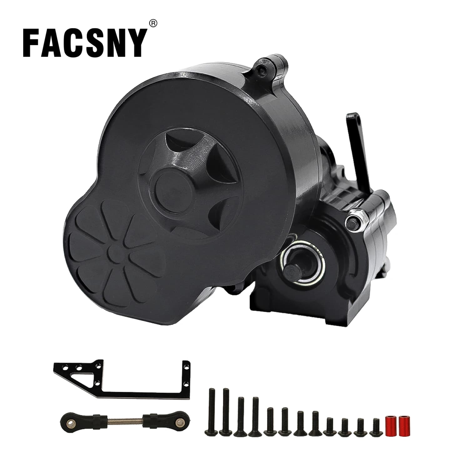 Cambio in metallo 1/10 con set di ingranaggi per Axial SCX10 AX10 Wraith RC Crawler Car Truck - Parti di aggiornamento