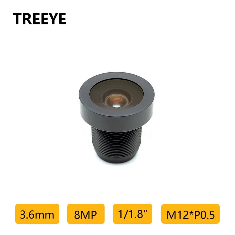 HD 4K 8MP 3.6mm Lens 8.0Megapixel m12 Lens 1/1.8“ CCTV Camera Face Scanning Sports DV Camera Drones Lens Spare Parts Accessory