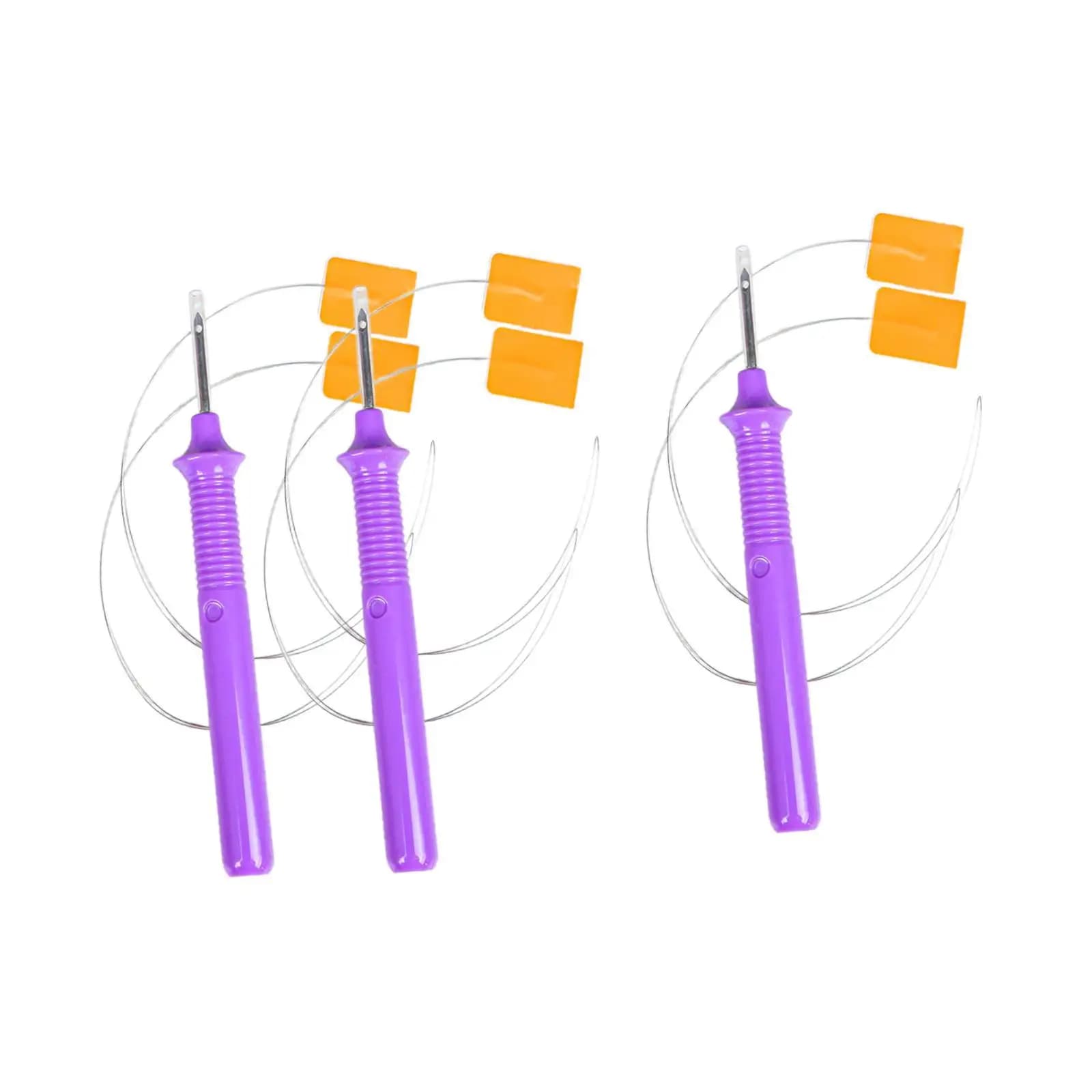 Sewing Embroidery Punch Needle Sewing Accessories Professional DIY Projects for Embroidery Cross Stitch Rug Making Beginners